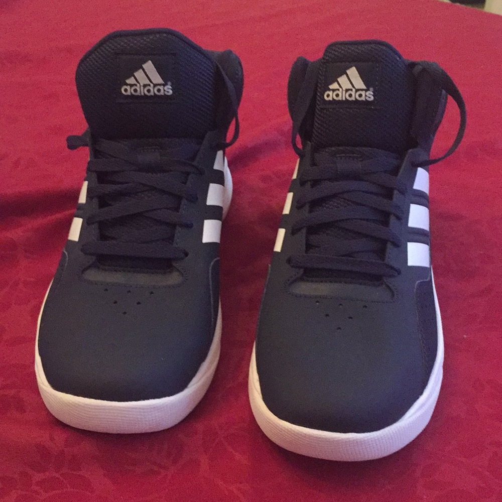 Adidas cloud foam high top sneakers